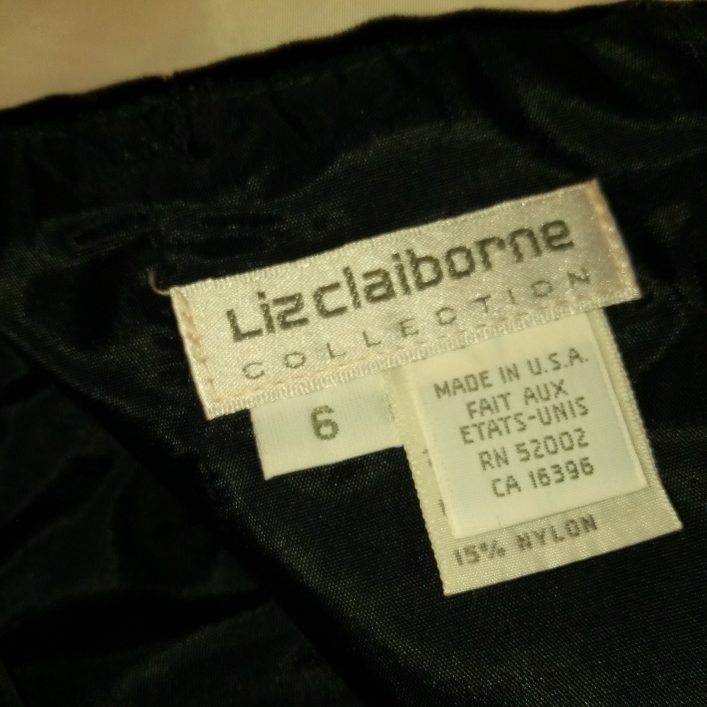 Liz Claiborne Collections Velvet Pencil Skirt - Picture 2 of 6